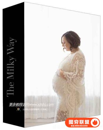 Themilkyway-孕写真艺术摄影布光及后期修饰教程