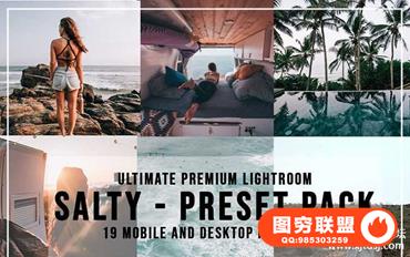 INS风格旅行者4套旅拍LR预设合集 19 travel salty Ligthroom Presets