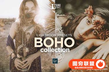 INS风格波西米亚人像LR预设+手机预设 Boho Style Lightroom Presets
