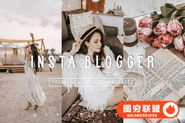 Insta博客网红奶油色LR预设+移动预设Aesthetic INSTA BLOGGER LR