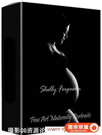 Shelly Ferguson 孕妇写真艺术摄影布光及后期修饰教程