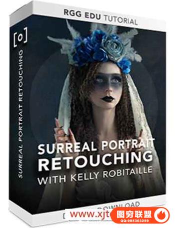 RGGEDU加拿大摄影师 Kelly Robitaille 黑暗超现实美女肖像创作教程