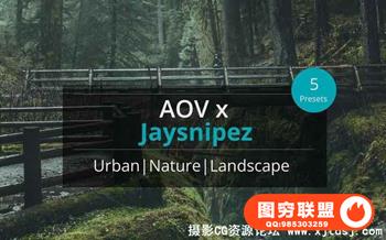 AOV系列-森系人文旅行摄影Lightroom预设 AOV x Jaysnipez Lightroom