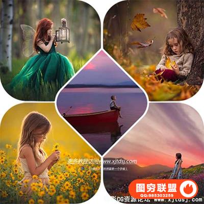 Lisa Holloway 神话般儿童自然光Lightroom预设完整合集