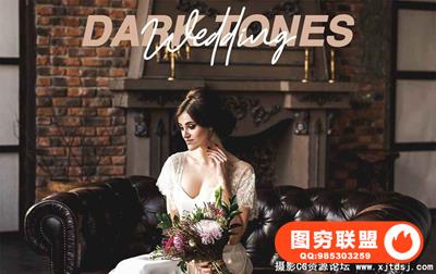 暗色调婚礼Lightroom预设 Dark Tones Wedding Lr Presets