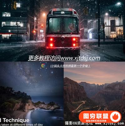 Time Blend" Photo Editing-风景后期混合多重曝光后期修片教程