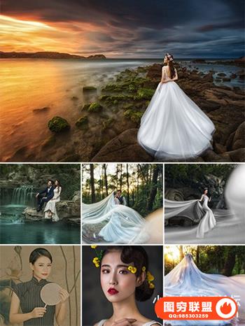 暖影像力人像婚纱裙摆修图网络课程