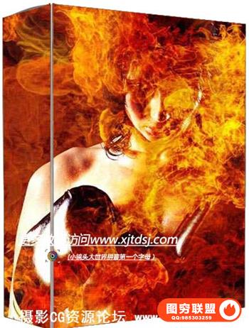 真实烈火燃烧PS动作 Fire Photoshop Action（附图文教程）