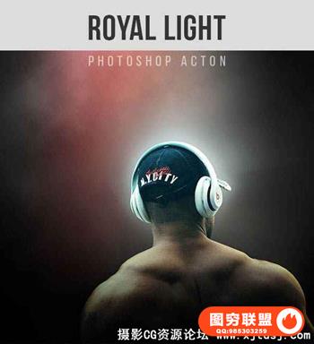 艺术光效PS动作 Royal Light Photoshop Action(附视频教程)