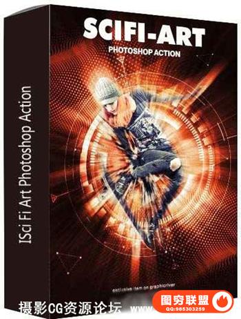 科幻艺术PS动作 Sci Fi Art Photoshop Action l