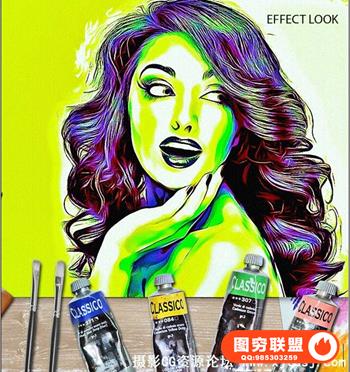 电影海报HDR绘画艺术PS动作 Realistick HDR Art(附视频教程)