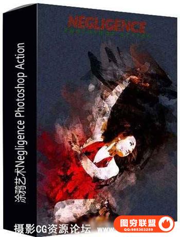 PS极品动作涂鸦艺术 Negligence Photoshop Action l