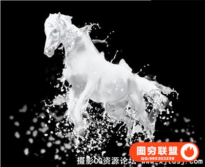 广告设计牛奶喷溅PS动作 Milk Photography Image Effect(附教程)