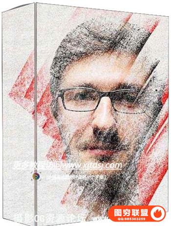 创意飞溅PS动作 Creative Splatter Photoshop Action (附教程)