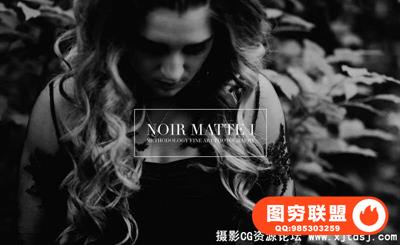 黑白磨砂电影胶片Lightroom预设/ACR预设