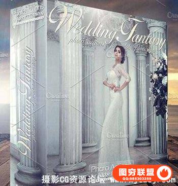 大师级梦幻唯美婚礼婚纱摄影后期调色PS动作11套合集