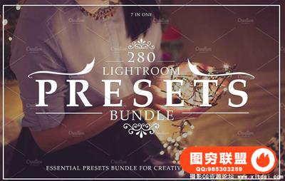 280个高品质lightroom 预设