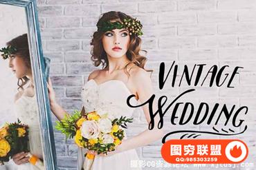 40复古婚礼婚纱后期Lightroom预设/ACR预设