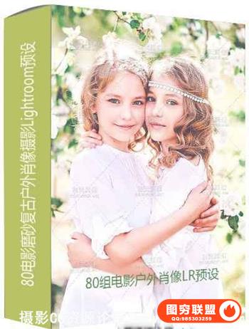 80电影磨砂复古户外肖像摄影Lightroom预设