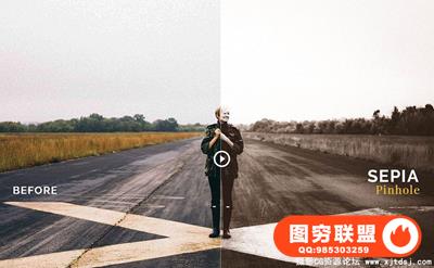 最受欢迎的深褐色和黑白风格Lightroom预设