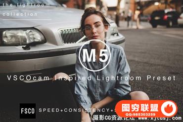 传统电影胶片M5 VSCOcam调色Lightroom预设