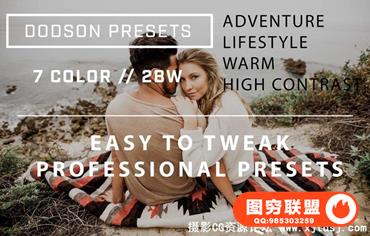 电影胶片感Lightroom预设第一部 Dodson Presets Pack1