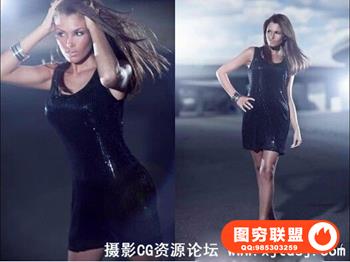 商业时尚大片人像摄影布光实拍教程 德语