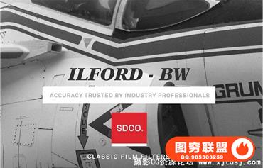 依尔福黑白胶卷Lightroom预设 Ilford Delta BW Film - Lightroom