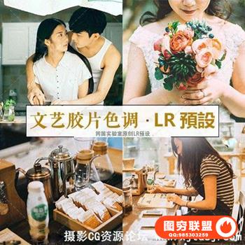 文艺柯达富士德味胶片色调原创LR预设人像调色