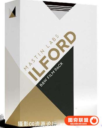 依尔福黑白胶卷Lightroom预设+ACR预设 ILFORD BW FILM PACK