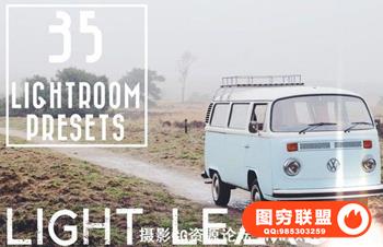 35组电影漏光光泄漏Lightroom预设