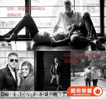 摄影师Damien Lovegrove室内外人像摄影布光与人像摆姿摄影教程