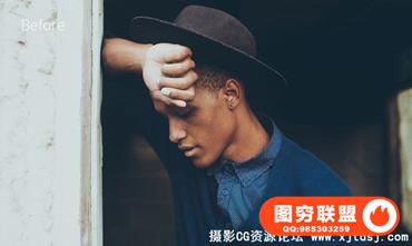 情绪电影胶片感风格 PS后期大片镜头前景素材 附动作