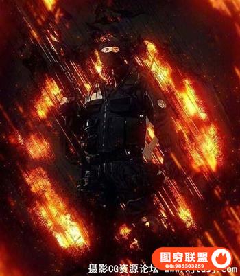 愤怒之火火焰特效PS动作 Fury 3 Photoshop Action（附视频教程）