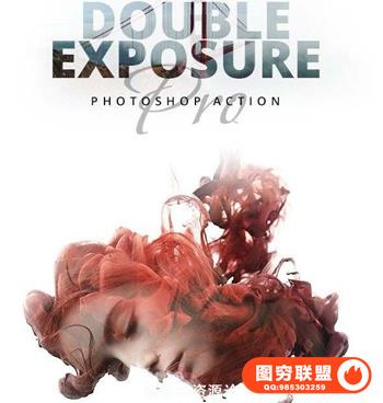 双曝光PS动作 Double Exposure PRO PSp Action带视频教程