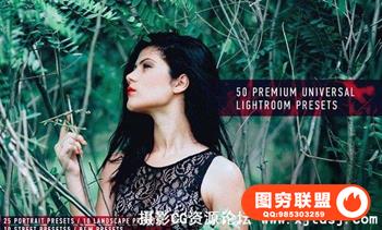 50专业高级通用完美Lightroom预设包
