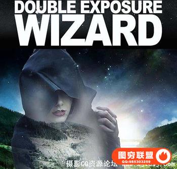 超酷曝光动作 Double Exposure Wizard Action（附视频教程）