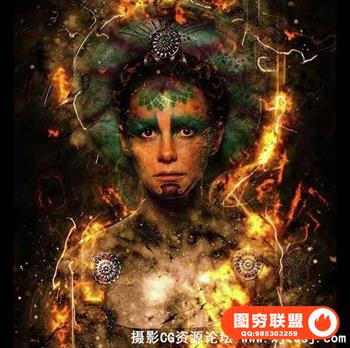 怒火光效PS特效动作 Photoshop ATN （附视频教程）