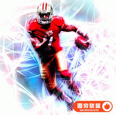 流光水彩背景PS动作 Enargy Photoshop Action(附视频教程)