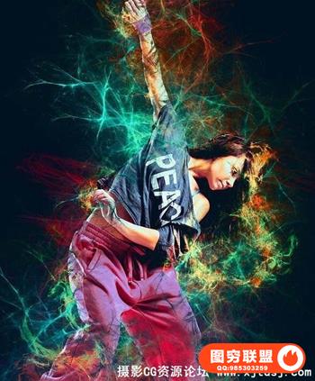 光效蔓延PS特效动作 Spread Photoshop Action（附视频教程）