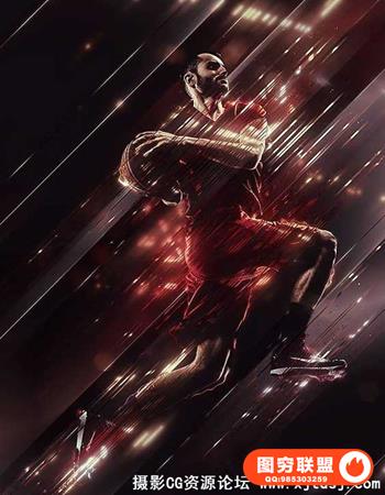 动感电影光效PS动作 Blades Photoshop Action（附视频教程）