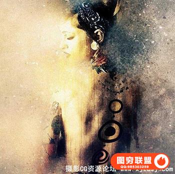 喷雾艺术PS特效动作 Spray Art Photoshop Action（附视频教程）