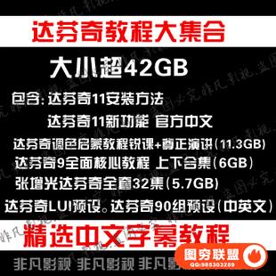 达芬奇教程 达芬奇调色教程 最新达芬奇11预设17v5 looks LUT预设