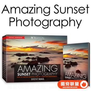 惊人的日落摄影