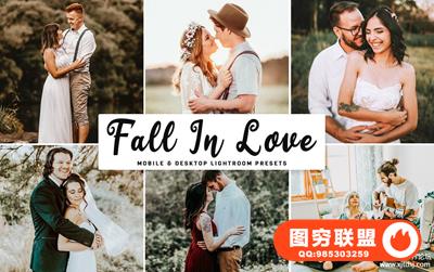 坠入爱河-通透婚礼胶片Lightroom预设 Fall In Love Lightroom Presets