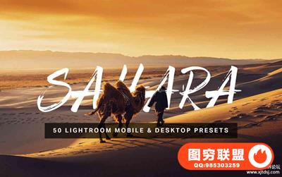 沙漠通透旅拍风LR预设+3DLUT预设 Sahara Lightroom Presets and LUTs