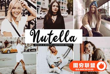 旅拍人像复古胶片LR预设/移动APP预设 Nutella-lightroom-presets