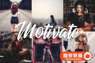 旅拍人像电影胶片lr预设+手机lr预设 10 Lightroom Presets - Motivate