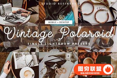 复古宝丽来电影胶片LR预设/移动APP预设 Vintage Lightroom Presets