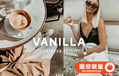 香草冰淇淋色调INS人像LR预设/移动APP预设VANILLA LIGHTROOM PRESETS